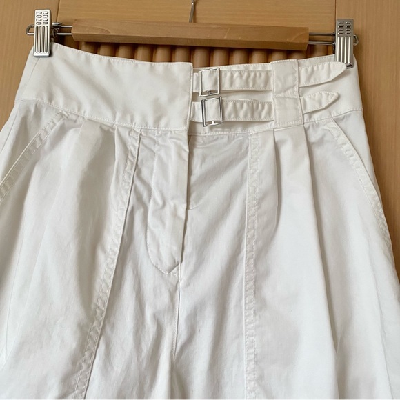 Nili Lotan Dallas Straight Leg cotton twill pant white - Picture 6 of 16